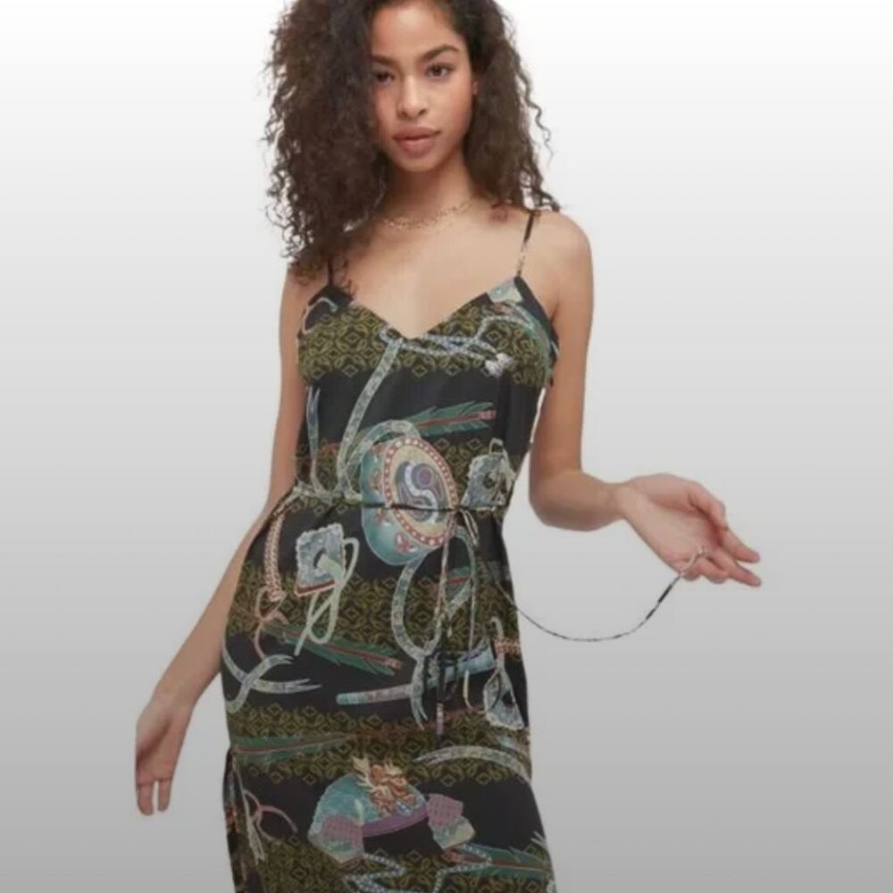 Urban Outfitters Satin Back Slip Dress Size S